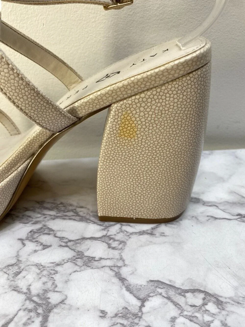 Katy Perry Women's Light Tan The Meadow Classic Platform SZ 9 M